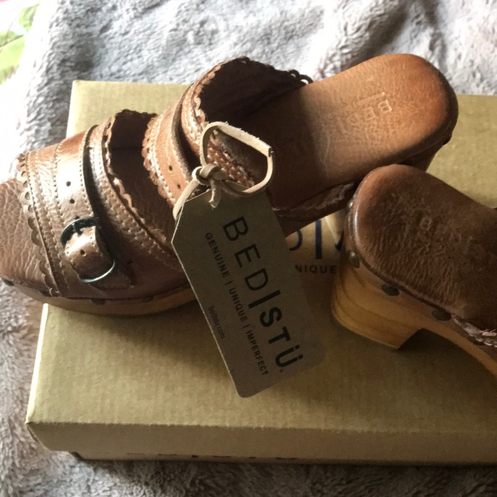 Bedstu clogs brown leather❤️❤️